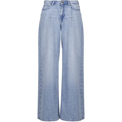 φαρδιά / καμπάνα Pepe jeans WIDE LEG JEANS UHW JAIMY Marine US 27 / 34 θηλυκός φαρδιά / καμπάνα Pepe jeans WIDE LEG JEANS UHW JAIMY Marine US 27 / 34 θηλυκός