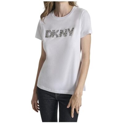 T-shirt με κοντά μανίκια Dkny DW5900109/DJ5T1627 Άσπρο Extra Small θηλυκός T-shirt με κοντά μανίκια Dkny DW5900109/DJ5T1627 Άσπρο Extra Small θηλυκός