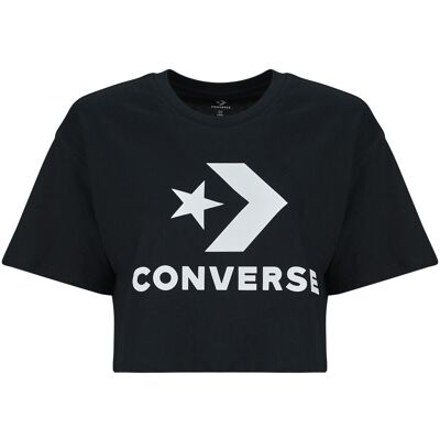 T-shirt με κοντά μανίκια Converse STAR CHEVRON SPORTY CROP TEE Black Small θηλυκός T-shirt με κοντά μανίκια Converse STAR CHEVRON SPORTY CROP TEE Black Small θηλυκός