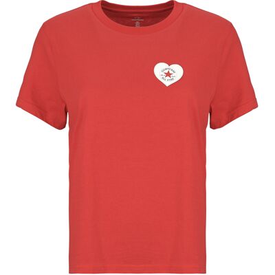 T-shirt με κοντά μανίκια Converse VALENTINES LOVE CHUCKS STANDARD FIT TEE Red Small θηλυκός T-shirt με κοντά μανίκια Converse VALENTINES LOVE CHUCKS STANDARD FIT TEE Red Small θηλυκός