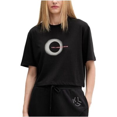 T-shirts & Polos Karl Lagerfeld Klj Boxy Eclipse Graphic T Black Extra Small θηλυκός T-shirts & Polos Karl Lagerfeld Klj Boxy Eclipse Graphic T Black Extra Small θηλυκός