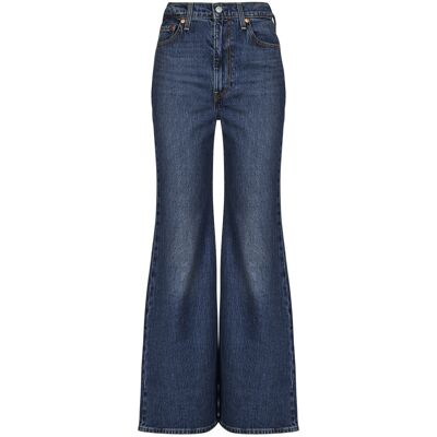 φαρδιά / καμπάνα Levis RIBCAGE BELLS Μπλέ US 28 / 32 θηλυκός φαρδιά / καμπάνα Levis RIBCAGE BELLS Μπλέ US 28 / 32 θηλυκός