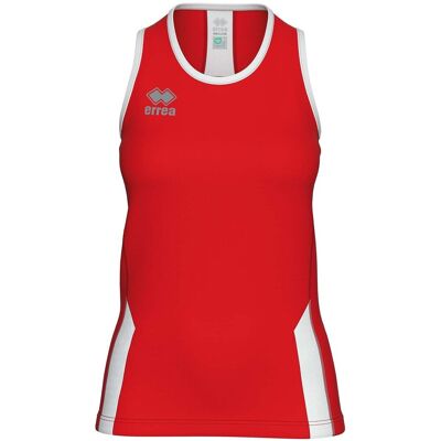 Αμάνικα/T-shirts χωρίς μανίκια Errea Regis Woman Canotta Ad Red Small θηλυκός Αμάνικα/T-shirts χωρίς μανίκια Errea Regis Woman Canotta Ad Red Small θηλυκός