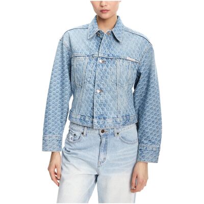 Τζιν Μπουφάν/Jacket Calvin Klein Jeans DENIM CROP REGULAR FIT JACKET WOMEN multicolour Small θηλυκός Τζιν Μπουφάν/Jacket Calvin Klein Jeans DENIM CROP REGULAR FIT JACKET WOMEN multicolour Small θηλυκός