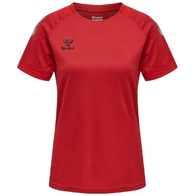 HUMMEL Lead Poly Κόκκινο - Γυναικεία T-Shirt - Αθλητικά Είδη HUMMEL Lead Poly Κόκκινο - Γυναικεία T-Shirt - Αθλητικά Είδη