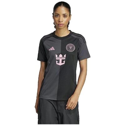 T-shirt με κοντά μανίκια adidas Maillot Inter Miami CF extérieur 2025/26 femme Black Large θηλυκός T-shirt με κοντά μανίκια adidas Maillot Inter Miami CF extérieur 2025/26 femme Black Large θηλυκός