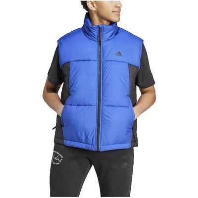 Μπουφάν / Ζακέτες adidas Gilet 3 Stripes Puffy Vest bleu Μπλέ Large θηλυκός Μπουφάν / Ζακέτες adidas Gilet 3 Stripes Puffy Vest bleu Μπλέ Large θηλυκός