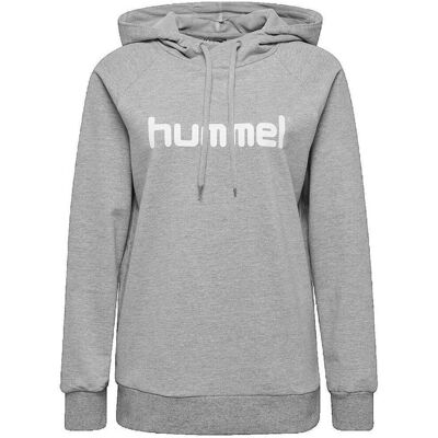 T-shirt με κουκούλα hummel Sweat à capuche Go Logo Hoodie Grey Small T-shirt με κουκούλα hummel Sweat à capuche Go Logo Hoodie Grey Small