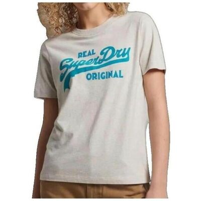 T-shirts & Polos Superdry T-shirt Vl Scripted Coll Grey Small θηλυκός T-shirts & Polos Superdry T-shirt Vl Scripted Coll Grey Small θηλυκός