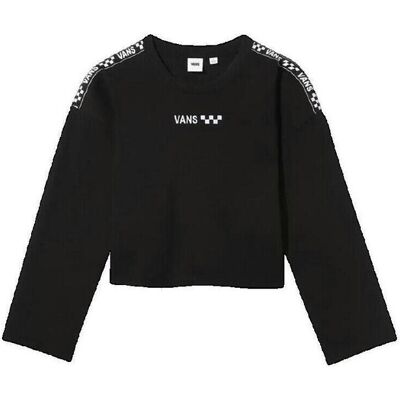 Αθλητικό T-shirt Vans Sweat-shirt Striper Crew noir Black Small Αθλητικό T-shirt Vans Sweat-shirt Striper Crew noir Black Small