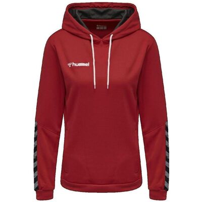 Φούτερ hummel Sweat à capuche hmlAUTHENTIC POLY HOODIE WOMAN Red Small θηλυκός Φούτερ hummel Sweat à capuche hmlAUTHENTIC POLY HOODIE WOMAN Red Small θηλυκός