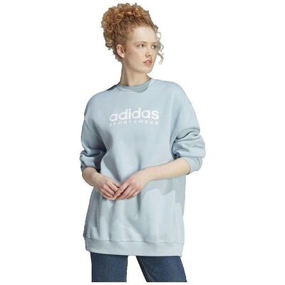 Αθλητικό T-shirt adidas Sweat-shirt ample ras-du-cou Μπλέ Medium Αθλητικό T-shirt adidas Sweat-shirt ample ras-du-cou Μπλέ Medium