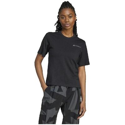 T-shirt με κοντά μανίκια adidas T-shirt Terrex Xploric Logo manches courtes Femme Black Large θηλυκός T-shirt με κοντά μανίκια adidas T-shirt Terrex Xploric Logo manches courtes Femme Black Large θηλυκός