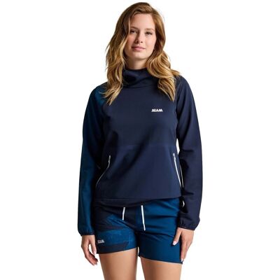 Fleece Slam Foil Ws Tech Hoodie Μπλέ Extra Small θηλυκός Fleece Slam Foil Ws Tech Hoodie Μπλέ Extra Small θηλυκός