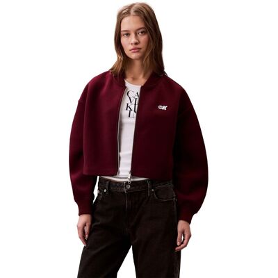 Μπουφάν Calvin Klein Jeans A- Oversized Scuba Z Red Extra Small θηλυκός Μπουφάν Calvin Klein Jeans A- Oversized Scuba Z Red Extra Small θηλυκός