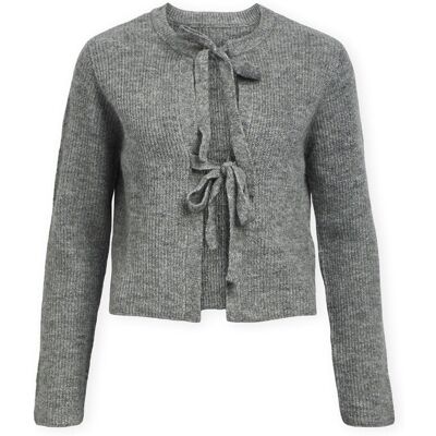 Μπουφάν / Ζακέτες Object Noos Parvi Cardigan - Medium Grey Melange Grey Large θηλυκός Μπουφάν / Ζακέτες Object Noos Parvi Cardigan - Medium Grey Melange Grey Large θηλυκός