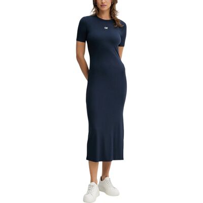 Μακριά Φορέματα Calvin Klein Jeans A - MODAL RIB SS DRE LV044C902G Μπλέ Small θηλυκός Μακριά Φορέματα Calvin Klein Jeans A - MODAL RIB SS DRE LV044C902G Μπλέ Small θηλυκός