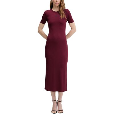 Μακριά Φορέματα Calvin Klein Jeans A - MODAL RIB SS DRE LV044C902G Red Small θηλυκός Μακριά Φορέματα Calvin Klein Jeans A - MODAL RIB SS DRE LV044C902G Red Small θηλυκός