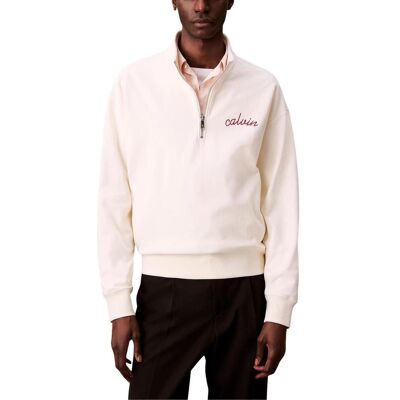 Αθλητικό T-shirt Calvin Klein Jeans PREMIUM TERRY CHAIN LV04RC227G Άσπρο Large Αθλητικό T-shirt Calvin Klein Jeans PREMIUM TERRY CHAIN LV04RC227G Άσπρο Large