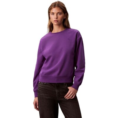 Αθλητικό T-shirt Calvin Klein Jeans Ls Archive Logo Fren Violet Large Αθλητικό T-shirt Calvin Klein Jeans Ls Archive Logo Fren Violet Large