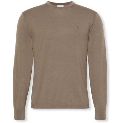 Αθλητικό T-shirt Calvin Klein Jeans Ls 100X100 Merino Crew Brown Extra Large Αθλητικό T-shirt Calvin Klein Jeans Ls 100X100 Merino Crew Brown Extra Large