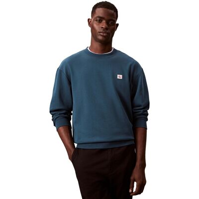 Αθλητικό T-shirt Calvin Klein Jeans Ls 350Terry Eu Whsl Μπλέ Extra Large Αθλητικό T-shirt Calvin Klein Jeans Ls 350Terry Eu Whsl Μπλέ Extra Large