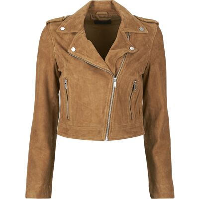 Δερμάτινο Μπουφάν Ikks BZ48095 Brown Extra Small θηλυκός Δερμάτινο Μπουφάν Ikks BZ48095 Brown Extra Small θηλυκός