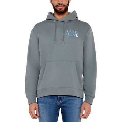 T-shirt με κουκούλα Calvin Klein Jeans LS EU 350TERRY CALVI LV04RC283G Grey 2X-Large T-shirt με κουκούλα Calvin Klein Jeans LS EU 350TERRY CALVI LV04RC283G Grey 2X-Large