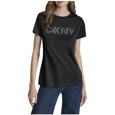 T-shirt με κοντά μανίκια Dkny DW5900109/DJ5T1627 B Black Small θηλυκός T-shirt με κοντά μανίκια Dkny DW5900109/DJ5T1627 B Black Small θηλυκός