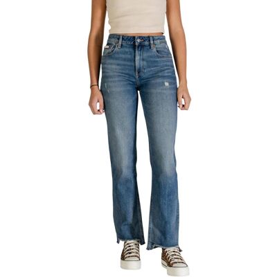 Tζιν σε ίσια γραμή Calvin Klein Jeans LV047E788G Μπλέ IT 44 θηλυκός Tζιν σε ίσια γραμή Calvin Klein Jeans LV047E788G Μπλέ IT 44 θηλυκός