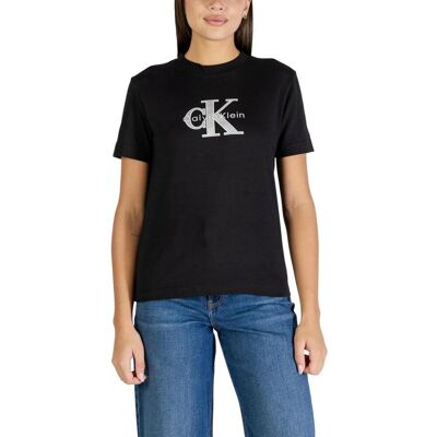 T-shirt με κοντά μανίκια Calvin Klein Jeans LV047E819G Black Extra Small θηλυκός T-shirt με κοντά μανίκια Calvin Klein Jeans LV047E819G Black Extra Small θηλυκός