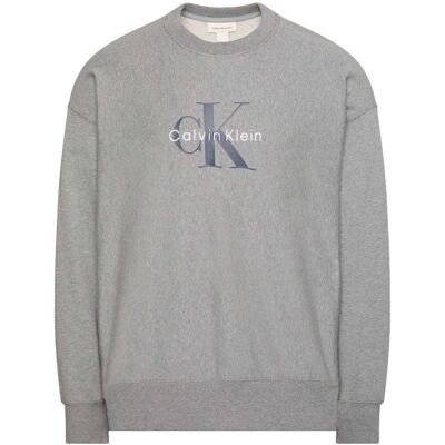 Αθλητικό T-shirt Calvin Klein Jeans Ls Eu 350Terry Monol Grey Extra Small Αθλητικό T-shirt Calvin Klein Jeans Ls Eu 350Terry Monol Grey Extra Small