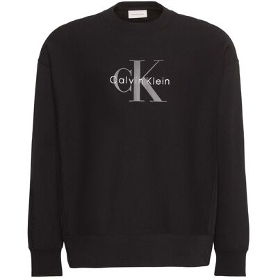 Αθλητικό T-shirt Calvin Klein Jeans Ls Eu 350Terry Monol Black Large Αθλητικό T-shirt Calvin Klein Jeans Ls Eu 350Terry Monol Black Large