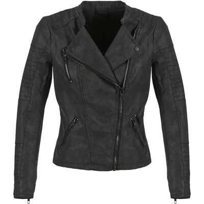 Δερμάτινο Μπουφάν Only AVA Black FR 34 θηλυκός Δερμάτινο Μπουφάν Only AVA Black FR 34 θηλυκός