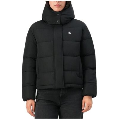 Σακάκι/Blazers Calvin Klein Jeans Matte Monologo Mw Short Black Large θηλυκός Σακάκι/Blazers Calvin Klein Jeans Matte Monologo Mw Short Black Large θηλυκός