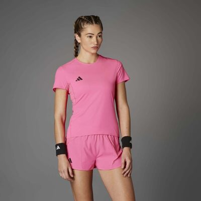 adidas Adizero E Tee Ροζ - T-shirt για τρέξιμο adidas Adizero E Tee Ροζ - T-shirt για τρέξιμο
