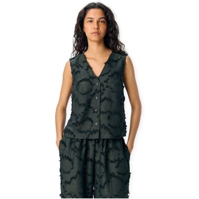 Γιλέκα κοστουμιού Object Blair S/L Vest - Kambata Green FR 36 θηλυκός Γιλέκα κοστουμιού Object Blair S/L Vest - Kambata Green FR 36 θηλυκός
