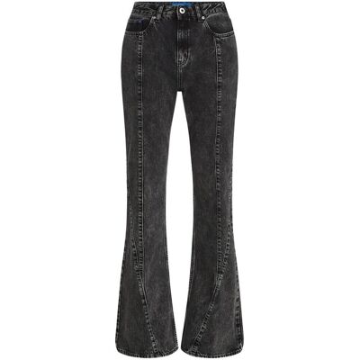 Tζιν σε ίσια γραμή Karl Lagerfeld KLJ Hr Flare Denim B1W10083 Black IT 42 θηλυκός Tζιν σε ίσια γραμή Karl Lagerfeld KLJ Hr Flare Denim B1W10083 Black IT 42 θηλυκός