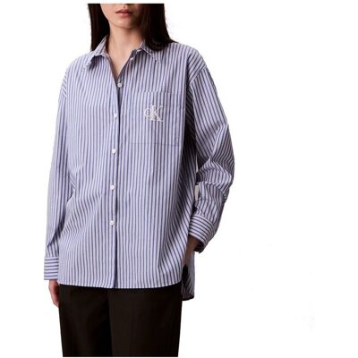 Πουκάμισα Calvin Klein Jeans Lv044d170g Μπλέ Small θηλυκός Πουκάμισα Calvin Klein Jeans Lv044d170g Μπλέ Small θηλυκός