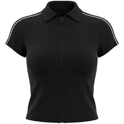 T-shirt με κοντά μανίκια Calvin Klein Jeans LV047E212G Black Small θηλυκός T-shirt με κοντά μανίκια Calvin Klein Jeans LV047E212G Black Small θηλυκός