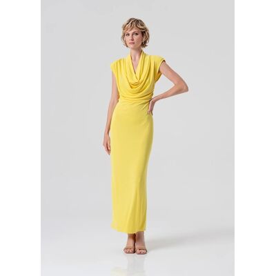 Φορέματα Fracomina FS26SD3003W62601 Yellow Extra Small θηλυκός Φορέματα Fracomina FS26SD3003W62601 Yellow Extra Small θηλυκός
