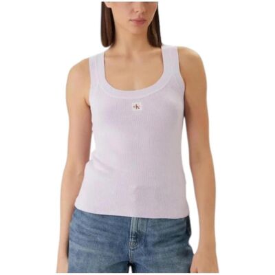 Αμάνικα/T-shirts χωρίς μανίκια Calvin Klein Jeans LV047F355G 3OQ Violet Extra Small θηλυκός Αμάνικα/T-shirts χωρίς μανίκια Calvin Klein Jeans LV047F355G 3OQ Violet Extra Small θηλυκός