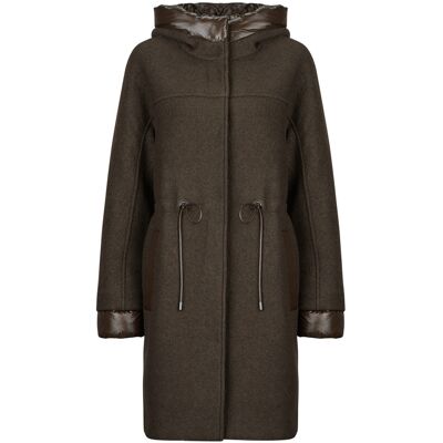 Παλτό Geox KLEOPY Brown Medium θηλυκός Παλτό Geox KLEOPY Brown Medium θηλυκός