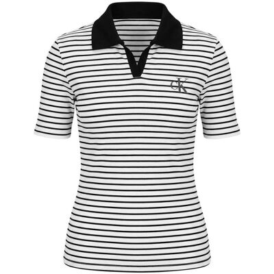 Πόλο με κοντά μανίκια Calvin Klein Jeans LV047F835G Black Small θηλυκός Πόλο με κοντά μανίκια Calvin Klein Jeans LV047F835G Black Small θηλυκός