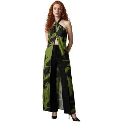 Μακριά Φορέματα Replay W9231 .000.75100 Green Small θηλυκός Μακριά Φορέματα Replay W9231 .000.75100 Green Small θηλυκός