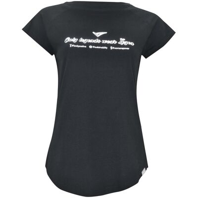T-shirt με κοντά μανίκια Legea Cillene Black Small θηλυκός T-shirt με κοντά μανίκια Legea Cillene Black Small θηλυκός