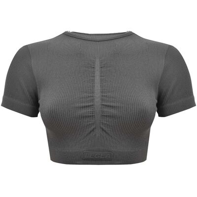 T-shirt με κοντά μανίκια Legea Way Grey Small θηλυκός T-shirt με κοντά μανίκια Legea Way Grey Small θηλυκός
