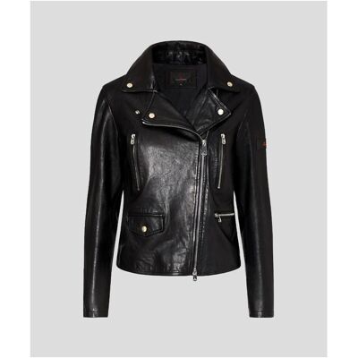 Δερμάτινο Μπουφάν Peuterey PED5561 Black IT 44 θηλυκός Δερμάτινο Μπουφάν Peuterey PED5561 Black IT 44 θηλυκός
