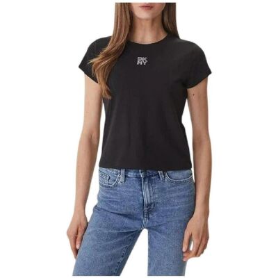 T-shirt με κοντά μανίκια Dkny DW590191 bsv Black Medium θηλυκός T-shirt με κοντά μανίκια Dkny DW590191 bsv Black Medium θηλυκός