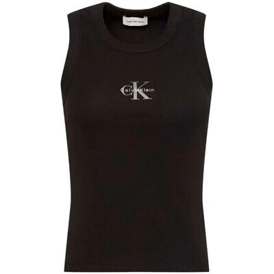 Αμάνικα/T-shirts χωρίς μανίκια Calvin Klein Jeans Lv047e200g Sl Black Small θηλυκός Αμάνικα/T-shirts χωρίς μανίκια Calvin Klein Jeans Lv047e200g Sl Black Small θηλυκός